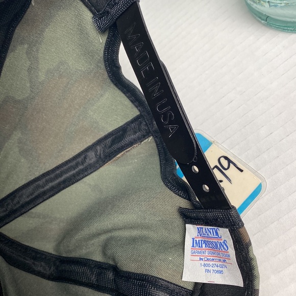 Vintage Good Year Trebark Camo Trucker Snapback Hat - Picture 6 of 7